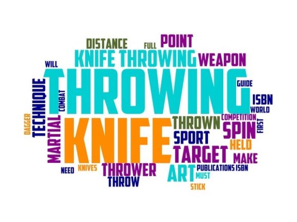 Knife Throwing Typography Banner: Bold, Playful, and Surprisingly Versatile
