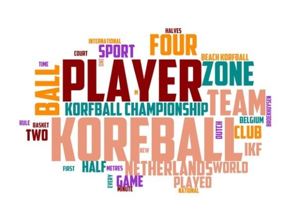 Korfball Typography Book Cover