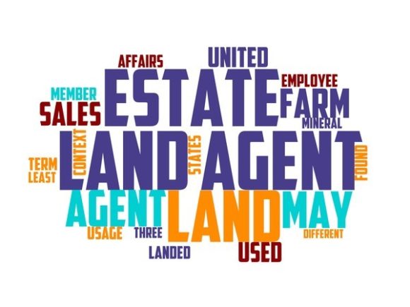 Land Agent Typography Banner