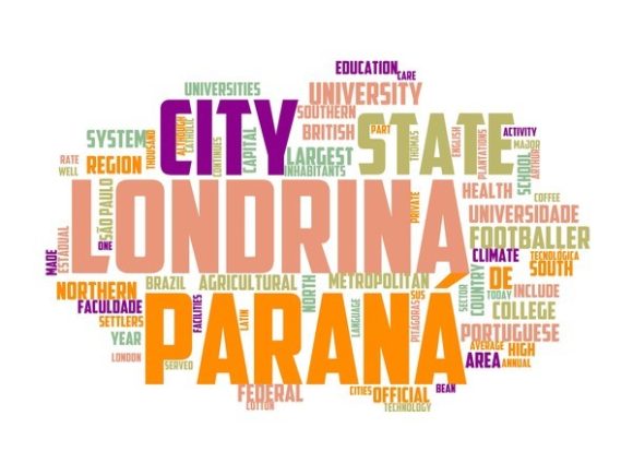 Londrina Typography Wallpaper