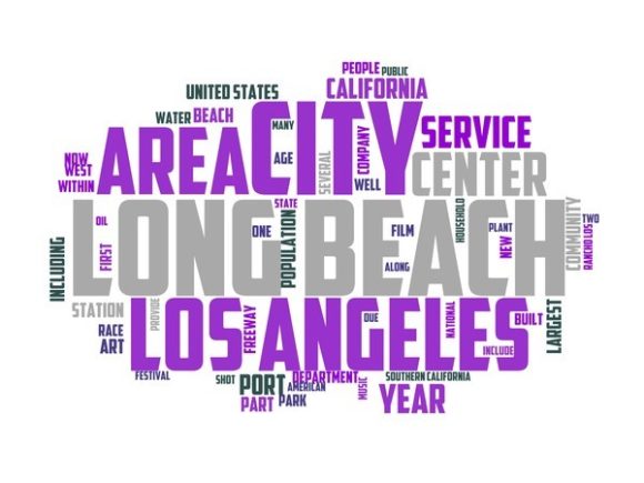 Long Beach Typography Banner