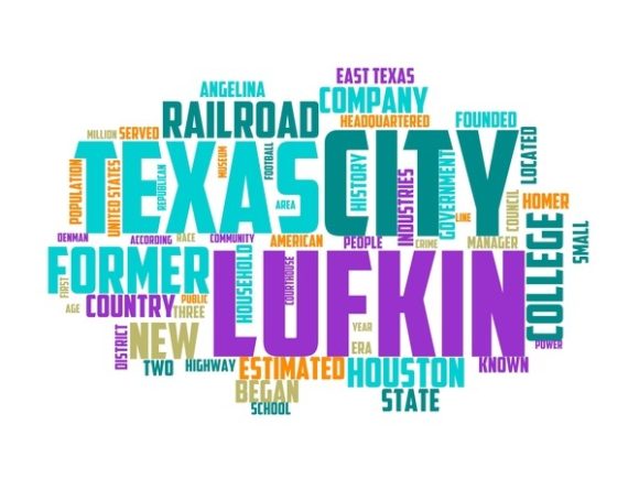 Lufkin Typography Book Cover: A Hand-Drawn Word Cloud for Meaningful Design