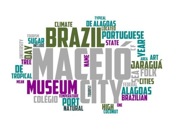 Maceio Typography Tumbler