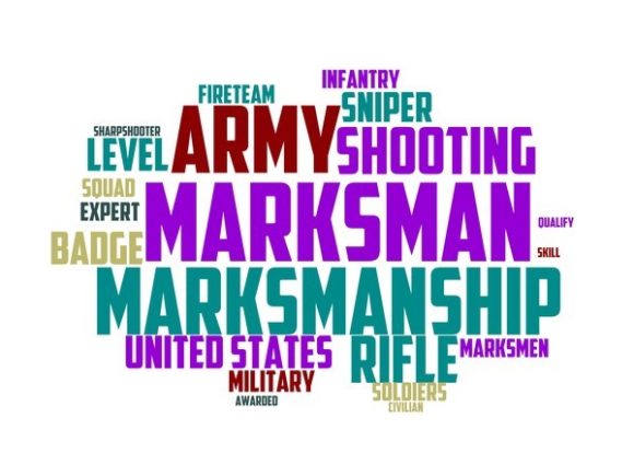 Marksmanship Typography Book Cover: A Creative Tool for Every Project