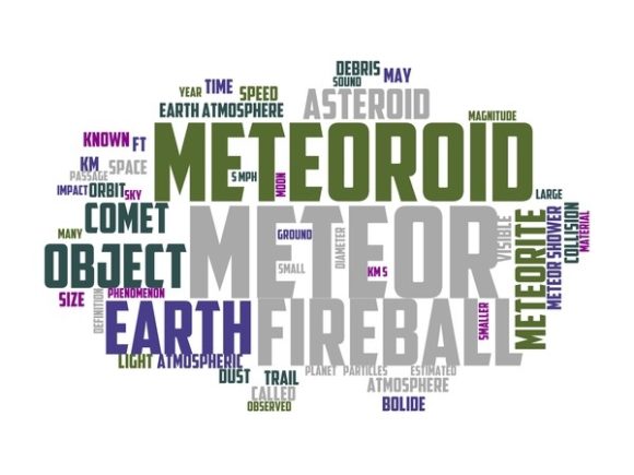 Meteor Typography Background